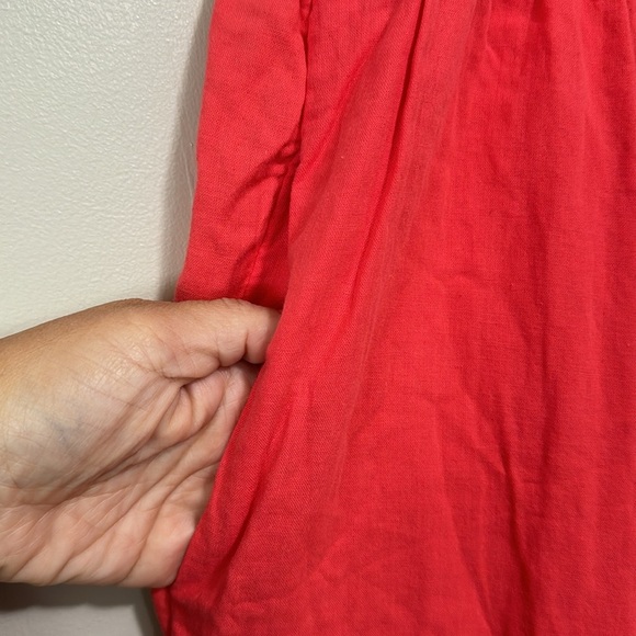 Universal Thread NWOT Women's 4x Coral Knotted Front Tiered Strapless Dress - Picture 8 of 8